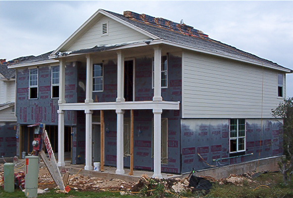Our new home has a radiant barrier built into the paint!