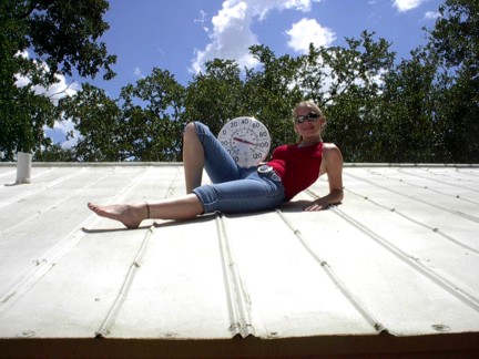 The Temperature Reads 102 degrees F!!